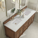 James Martin Lorelai 72" Double Bathroom Vanity, Mid-Century Walnut