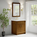 James Martin Bellshire 26" Mirror, Honey Oak