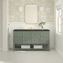 James Martin Breckenridge 60" Single Bathroom Vanity, Smokey Celadon