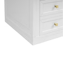 James Martin Chicago 60" Double Bathroom Vanity, Glossy White