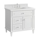 James Martin Lorelai 36" Single Bathroom Vanity, Bright White
