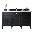 James Martin Brittany 60" Single Bathroom Vanity, Black Onyx