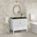 James Martin Myrrin 36" Single Bathroom Vanity, Bright White