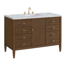James Martin Myrrin 48" Single Bathroom Vanity, Mid-Century Walnut