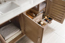 James Martin Portland 60" Double Bathroom Vanity, Whitewashed Walnut