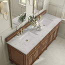 James Martin Lorelai 72" Double Bathroom Vanity, Mid-Century Walnut