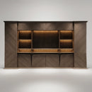 Brandy · Office Shelves w/ Integrated Lighting & Storage