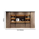 Brandy · Office Shelves w/ Integrated Lighting & Storage