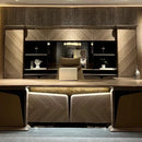Brandy · Office Shelves w/ Integrated Lighting & Storage