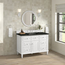 James Martin Lorelai 48" Single Bathroom Vanity, Bright White