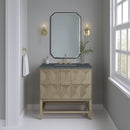 James Martin Emmeline 36" Single Bathroom Vanity, Pebble Oak