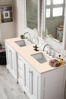 James Martin De Soto 72" Double Bathroom Vanity, Bright White