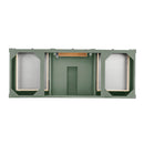 James Martin Brittany 60" Single Bathroom Vanity, Smokey Celadon