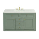 James Martin Chicago 48" Single Bathroom Vanity, Smokey Celadon