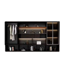 Fulton · Office Shelves w/ Integrated Lighting & Closet Storage