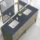 James Martin Emmeline 72" Double Bathroom Vanity, Pebble Oak