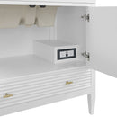 James Martin Myrrin 36" Single Bathroom Vanity, Bright White
