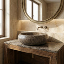 Emperador Brown Natural Stone Marble Vessel Sink Polished  (D)16" (H)6"