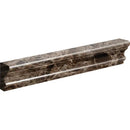 Emperador Dark Polished Andorra Marble Moldings 2x12