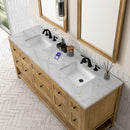 James Martin Breckenridge 72" Double Bathroom Vanity, Light Natural Oak