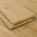 engineered hardwood floors audere collection wirebrushed astir fawn matte 2 planks on top