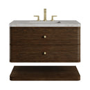 James Martin Allamari 36" Floating Single Bathroom Vanity, Sable