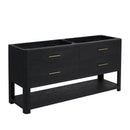 James Martin Lucian 72" Double Bathroom Vanity, Carbon Oak