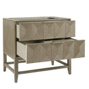 James Martin Emmeline 36" Single Bathroom Vanity, Pebble Oak