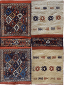 Exquisite Persian Qashqai Nomadic Vintage Khorjin ‘Saddle bag’