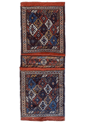 Exquisite Persian Qashqai Nomadic Vintage Khorjin ‘Saddle bag’