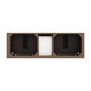James Martin Brookfield 72" Double Bathroom Vanity, Pecan