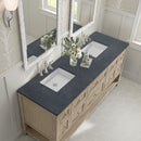 James Martin Breckenridge 72" Double Bathroom Vanity, Whitewashed Oak
