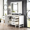 James Martin Addison 60" Single Bathroom Vanity, Glossy White