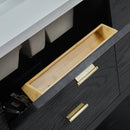 James Martin Lucian 48" Single Bathroom Vanity, Carbon Oak