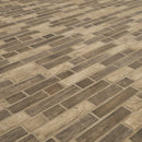 Driftwood Interlocking 11.81" x 11.81" Glass Mesh-Mounted Mosaic Tile Pattern-MSI Collection