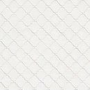 Whisper White Arabesque 10.83" x 15.5" Glazed Ceramic Mesh-Mounted Mosaic Wall Tile Pattern-MSI Collection