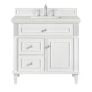 James Martin Lorelai 36" Single Bathroom Vanity, Bright White