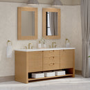 James Martin Solene 72" Double Bathroom Vanity, Seaside Oak