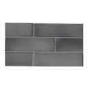 Oxford Slate Glossy Glazed Terracotta Tiles 2 1/8x7 1/2