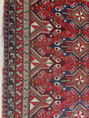 Fine Antique Natural Dyes Caucasian Soumak Area Rug 73''x91''