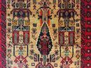 Fine Vintage Wool Baluch Rug 6x4 ft