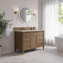 James Martin Brittany 48" Single Bathroom Vanity, Pecan