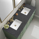 James Martin Chicago 60" Double Bathroom Vanity, Smokey Celadon