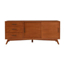 Flynn Large TV Console, Chestnut