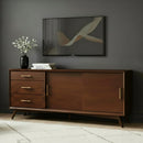 Flynn Large TV Console, Walnut