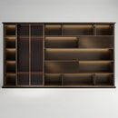 Altus · Office Library Wall Shelves w/ Integrated Lighting