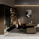 Altus · Office Library Wall Shelves w/ Integrated Lighting