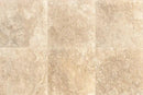 Frontier20 Travertine Cross Cut Cream Linear Cover Look Porcelain Moldings 24x48