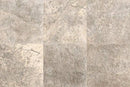 Frontier20 Travertine Cross Cut Silver Double Mesh Look Porcelain Moldings 24x24