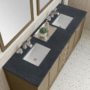 James Martin Chicago 72" Double Bathroom Vanity, Walnut Whisper